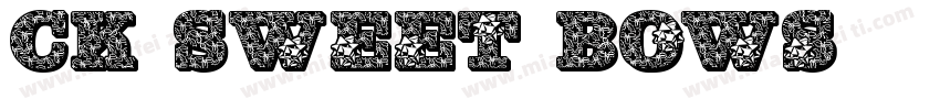 CK Sweet Bows字体转换